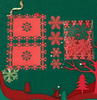 ABC Filz-Platzset- und Untersetzer-Set, Weihnachtsrentiere, 16-teilig Bild 2