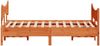 vidaXL Massivholzbett ohne Matratze Wachsbraun 140x190 cm Kiefernholz 3216395 Bild 5