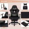 symino Gaming-Stuhl Premium Alcantara Stoff, ergonomischer, Serie MP Bild 4