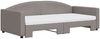 vidaXL Tagesbett Ausziehbar mit Matratzen Taupe 100x200 cm Stoff 3197214 Bild 3
