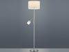 TRIO Leuchten LED Stehlampe wechselbar / dimmbar, Metall / Stoff cremeweiß, Höhe 170cm Bild 3