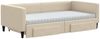 vidaXL Tagesbett Ausziehbar mit Schubladen Creme 100x200 cm Stoff 3196641 Bild 3