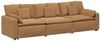 vidaXL Modulares Sofa mit Kissen Beige 3321116 Bild 2