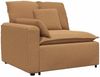 vidaXL Modulares Sofa mit Kissen Beige 3321116 Bild 3