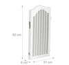 Relaxdays Weißes Absperrgitter 92 cm hoch Bild 4