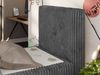 Boxspringbett 90x200 TILIO DUO inkl. Bettkasten & 7-Zonen Multipocket-Matratze, Modernes Jugendbett, Einzelbett - Grau Cord - H3 - Rechts Bild 3