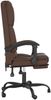 vidaXL Bürostuhl mit Massagefunktion Braun Kunstleder [349688] Bild 4