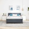 vidaXL Boxspringbett mit Kopfteil Dunkelgrau 160 x 200 cm Samt 3340341 Bild 3