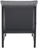 Vente-unique - LISMO Gartensitzgruppe Metall Grau - B 88 cm x H 80 cm x L 136 cm Bild 3
