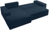 Selsey 'Farese ' Ecksofa mit Cordbezug, Schlaffunktion und Stauraum, Dunkelblau, links Bild 4