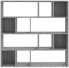 vidaXL Bücherregal/Raumteiler Grau Sonoma 105x24x102 cm 823251 Bild 5