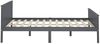 vidaXL Massivholzbett Grau Kiefer 160x200 cm [322206] Bild 5