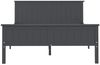 vidaXL Massivholzbett Grau Kiefer 160x200 cm [322206] Bild 4
