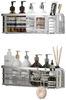 Elegear Duschablage Duschregal ohne Bohren, 2 Stück shampoo halter bad, badregal, 2-tlg, selbstklebend Badezimmer Regal Organizer, Badregal und Küchenregal Bild 5
