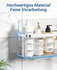 Elegear Duschablage Duschregal ohne Bohren, 2 Stück shampoo halter bad, badregal, 2-tlg, selbstklebend Badezimmer Regal Organizer, Badregal und Küchenregal Bild 3