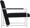 vidaXL Sessel 2 Stk. Verchromtes Gestell Schwarz Kunstleder 270179 Bild 5
