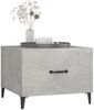 vidaXL Couchtisch mit Metallbeinen Betongrau 50x50x40 cm 812734 Bild 4