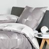 Janine Bettwäsche J.D. 87073 07 taupe Mako Satin 240 x 220 + 2x 80 x 80 cm Bild 5