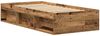vidaXL Bettgestell ohne Matratze Altholz-Optik 75x190 cm Holzwerkstoff 3329309 Bild 4