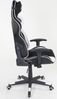 Gaming-Stuhl >Game-Rocker< ergonomisch, schwarz / weiß - 66x128x66 (BxHxT) Bild 5