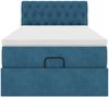 vidaXL Ottoman-Bett mit Matratze Dunkelblau 80x200 cm Samt 3311811 Bild 5