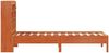 vidaXL Massivholzbett mit Regal ohne Matratze Wachsbraun 75x190 cm 3322935 Bild 5