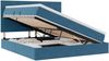 vidaXL LED-Speicherbett mit Matratze Dunkelblau 160 x 200 cm Samt 3372679 Bild 2