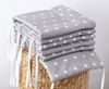 Loolay Bettnestchen GRAU WEIß Baumwolle BETTUMRANDUNG Babybett 420, 360, 210, 180 x 30cm, (Babyausstattung Babynest Kopfschutz Kantenschutz Baby, 100% Baumwolle Babybett Bettschutzgitter Umrandung), LOOLAY® - 100% Europäische Stoffe und Kleinserien-Nähen! Bild 3