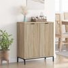 vidaXL Sideboard Sonoma-Eiche 69,5 x 33 x 82 cm Holzwerkstoff 883426 Bild 4