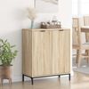 vidaXL Sideboard Sonoma-Eiche 69,5 x 33 x 82 cm Holzwerkstoff 883426 Bild 4