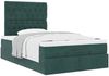 vidaXL Ottoman-Bett mit Matratzen Dunkelgrün 120x200 cm Samt 3313538 Bild 5