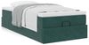 vidaXL Ottoman-Bett mit Matratze Dunkelgrün 80x200 cm Samt 3311150 Bild 4