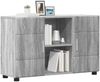 Sideboard, Kommode mit Regal Graues Sonoma 88,5 x 30,5 x 55,5 cm j2043p Bild 3