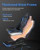BIGZZIA Bürostuhl Gaming Stuhl mit Fußstütze - Gamer Stühle Ergonomisch mit Lendenkissen, Kopfstütze Gaming Chair Höhenverstellbar Computerstuhl Bild 3