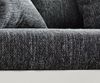 Couch Clovis XXL Weiß/ Schwarz mit Armlehne Ottomane Links Wohnlandschaft Bild 5