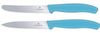 Victorinox | Swiss Classic Set | Gemüsemesser & Tomatenmesser | 2-teilig | karibikblau | präzises Schneiden | spülmaschinengeeignet | langlebige Qualität Bild 2