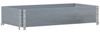 vidaXL Pflanzkasten Grau 100x50 cm Massivholz Kiefer 3295389 Bild 2