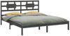 vidaXL Massivholzbett Grau 200x200 cm [3105687] Bild 3