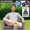 BRAST 'Hacienda' Gartenmöbel Set mit Kissen & Abdeckung, 10 Personen, Grau / Anthrazit Bild 5