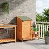 vidaXL Garten Shed Braun 59 x 56 x 113,5 cm Holzwerkstoff 42033439 Bild 3