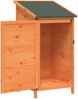 vidaXL Garten Shed Braun 59 x 56 x 113,5 cm Holzwerkstoff 42033439 Bild 4