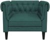 vidaXL Chesterfield-Sessel Dunkelgrün Stoff 372542 Bild 4