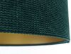 BPS Koncept 0E0-160-40 Hängeleuchte GLAMOUR Velourss strukturiert auf PVC-Basis grün, gold 1xE27 60W H:102 Ø40cm dimmbar Bild 5