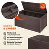Casaria Auflagenbox Kissenbox Aufbewahrungsbox Woody Holzoptik Braun Bild 3