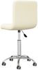 vidaXL Esszimmerstuhl Drehbar Creme Stoff 3087533 Bild 4