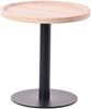 CLP 2er Set Beistelltische Aspen runde Tischplatten mit schwarzem Metallgestell,eiche Bild 5