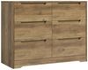 HOMECHO Kommode, mit Schubladen Schubladenschrank Komodenschrank Schlafzimmer Bild 5