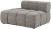 Vente-unique - FACIVIL Sofa Stoff Schokoladenbraun - B 156 cm x H 70 cm x L 313 cm Bild 2