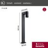 Paulmann 94822 LED Pollerleuchte Kimu Anthrazit IP44 3000K 822mm Bild 5