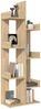 vidaXL Bücherregal Sonoma-Eiche 48x25,5x140 cm Holzwerkstoff 808912 Bild 5